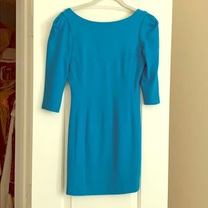 TIBI turquoise dress size Small